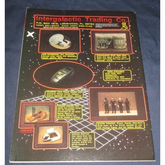 Star Trek: The Next Generation Official Magazine #9-10,12,14 w/16 posters - Picture 3 of 11